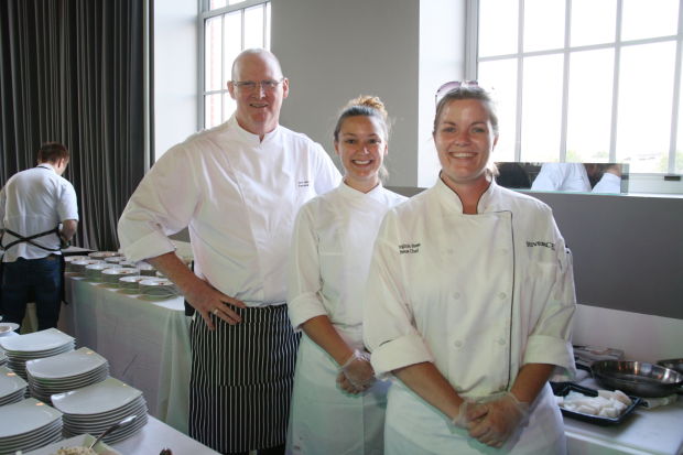 John Johnson, Katie Bulger, Virginia Ross
